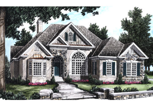 Illustration of Salem House plan